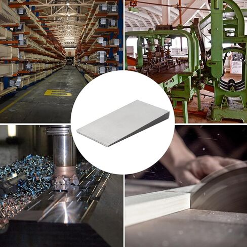 6 PCS Steel Flange Wedge ، 3.9 "× 2" Triangle Metal Shims Shims Leadgeing Devining ، وأسافير المثلث الفضي للمعادن لللحام أداة لحام أنابيب لحام الحافة in Kuwait