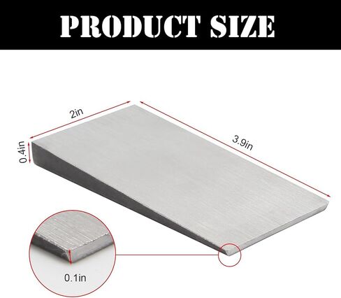 6 PCS Steel Flange Wedge ، 3.9 "× 2" Triangle Metal Shims Shims Leadgeing Devining ، وأسافير المثلث الفضي للمعادن لللحام أداة لحام أنابيب لحام الحافة in Kuwait