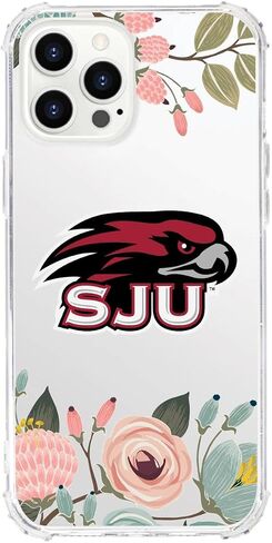 حالة هاتف OTM Essentials ، Tough Edge ، جامعة سانت جوزيف iPhone 12 Pro Max/Classic White in Saudi Arabia