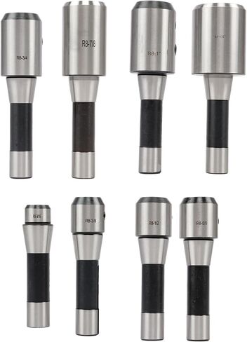 8Pcs R8 End Mill Holder Set 1/2 to 1-1/4 Inch Milling Machine Arbor for 202-5310 Fit for Bridgeport Type Milling Machines in Saudi Arabia