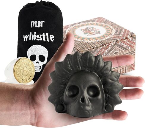 Aztec Death Whistle Loudest, Best Aztec Death Whistle Apex Predator, Devices To Annoy Neighbors Gifts For Men Unique Rare Finds (Orange) in Saudi Arabia