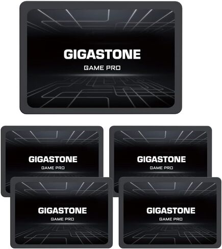 جيجاستون جيم توربو 3 عبوات 128 جيجابايت SSD SATA III 6 جيجابايت/ثانية. محرك أقراص الحالة الصلبة الداخلي 3D NAND مقاس 2.5 بوصة، يقرأ بسرعة تصل إلى 520 ميجابايت/ثانية. متوافق مع أجهزة الكمبيوتر الشخصية وسطح المكتب والكمبيوتر المحمول، مقاس 2.5 بوصة و7 مم (0. in Kuwait