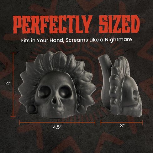 Aztec Death Whistle Loudest, Best Aztec Death Whistle Apex Predator, Devices To Annoy Neighbors Gifts For Men Unique Rare Finds (Orange) in Saudi Arabia