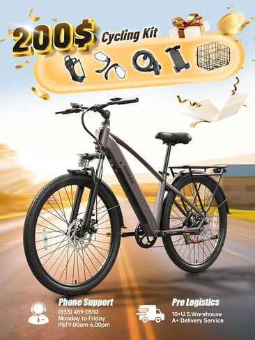 دراجة كهربائية للبالغين 1000 واط محرك الذروة ، Ebike مع نطاق 80 ميل ، دراجة كهربائية للبالغين للتنقل 25 ميلاً في الساعة كحد أقصى ، و 7 سرعات 5 أوضاع ركوب الدراجة الجبلية الكهربائية ، 26 بوصة مع بطارية 486 وات القابلة للإزالة in Kuwait