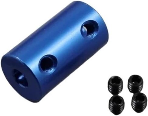 1pcs Stepper Motor Coupling Aluminum Alloy D14 L25 3D Printers Parts Blue Flexible Shaft Coupler Screw Part(4mm to 6mm) in Saudi Arabia