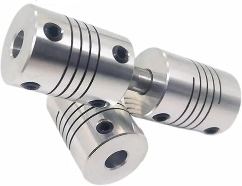 Linear Elastic Coding Coupling D25L30 /5/6/6.35/8/10/12mm Motor Stepper Motor Aluminum Alloy Coupling 3D Printer DIY Parts 1Pcs(6x12) in Saudi Arabia