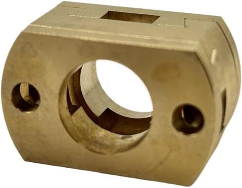 1pc 3D Printer 10mm Coupling Brass 13.6mm Height 10mm Shaft Hole Z Axis Screw Hot Bed Coupler in Saudi Arabia