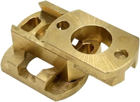 1pc 3D Printer 10mm Coupling Brass 13.6mm Height 10mm Shaft Hole Z Axis Screw Hot Bed Coupler in Saudi Arabia