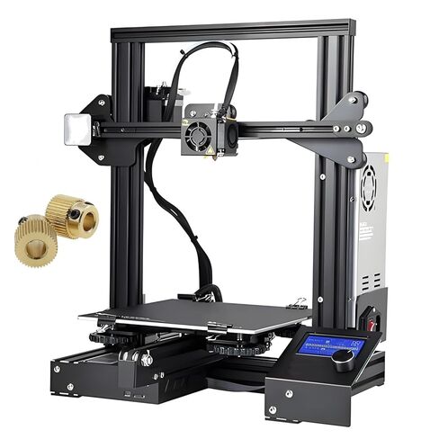 10pcs 40-Tooth Extruder Gear, 3D Printer Accessories, Drive Gear, Brass Extrusion Wheel Compatible with Ender 3, Ender 3 Pro, CR-10, CR-10s, S4, S5 (40-Tooth) in Saudi Arabia