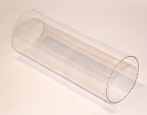 Clear Transparent acrylic Plastic Pipe tube 4.5" OD 114 mm 1 footlong For sch 40 4" PVC fittings in Saudi Arabia