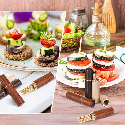 3pcs حامل أسنان الجيب ، حامل أسنان الخشب المحمولة للمحفظة ، حالة المسواك لتخزين الأسنان ، إبرة حبة ، اختيار جسم صغير للنساء الرجال in Saudi Arabia