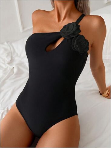 Shenhe Women's Cut One One One Swimsuit 3D Floral One One Counter Contract Suits in Kuwait