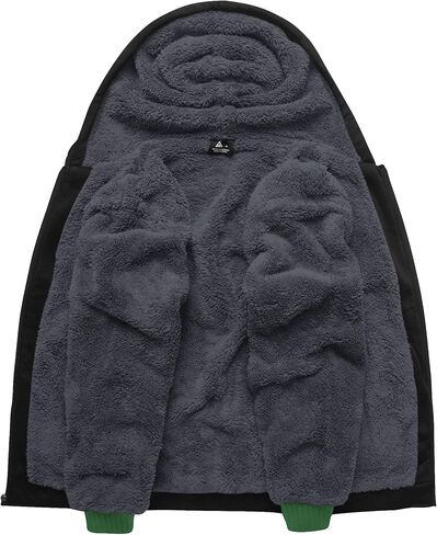 سكودي هوديز للرجال من النوع الثقيل للوزن الثقيل - سترة شيربا المبطنة سميكة شربا الكاملة in Kuwait