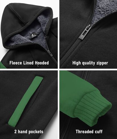 سكودي هوديز للرجال من النوع الثقيل للوزن الثقيل - سترة شيربا المبطنة سميكة شربا الكاملة in Kuwait