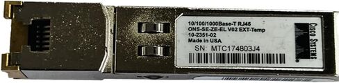 الوحدة البصرية 10/100/1000Base-T RJ45 ONS-SE-ZE-EL 10-2351-02 in Saudi Arabia