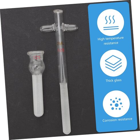 PRETYZOOM Glass Tissue Cell Homogenizer with Pestle High Temperature Laboratory Tool for Tissue Samples Capacity Heat Resistant Design for Labs and Educational Use in Saudi Arabia