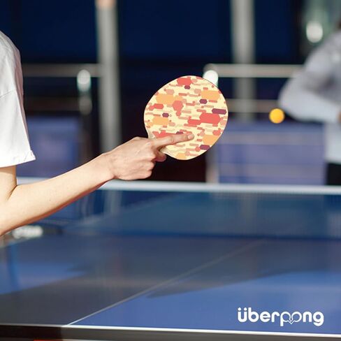 مخصص Ping Pong Paddle - أضف اسمك أو رسالتك - هدية مضحكة وشخصية لمحبي تنس الطاولة - مضرب متين للعب غير الرسمي - اختر من 4 تصميمات فريدة مطبوعة على مطاط وعرة in Saudi Arabia
