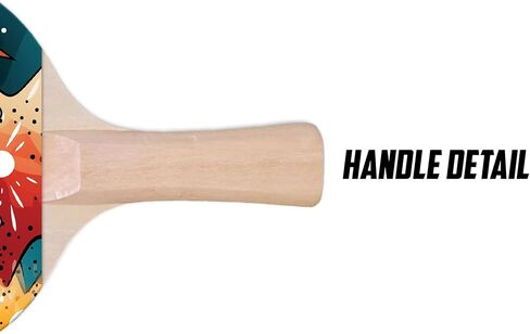مخصص Ping Pong Paddle - أضف اسمك أو رسالتك - هدية مضحكة وشخصية لمحبي تنس الطاولة - مضرب متين للعب غير الرسمي - اختر من 4 تصميمات فريدة مطبوعة على مطاط وعرة in Saudi Arabia