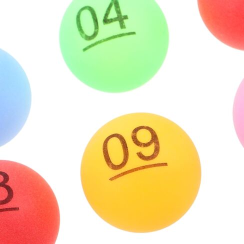 Toyandona 30pcs كرات بلاستيك كرات بلاستيك لأرقام كرنفال الحفلات زخارف لعبة Bingo Raffle in Saudi Arabia