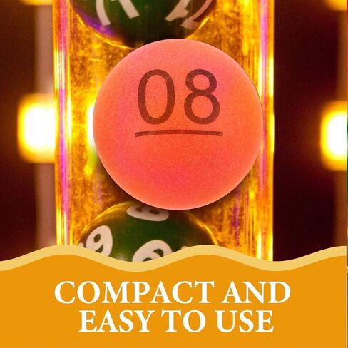 Toyandona 30pcs كرات بلاستيك كرات بلاستيك لأرقام كرنفال الحفلات زخارف لعبة Bingo Raffle in Saudi Arabia