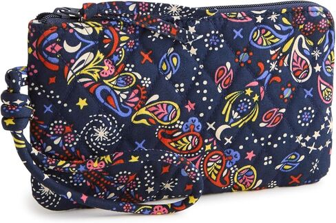 Vera Bradley Premium Cotton Zip Wristlet in Kuwait
