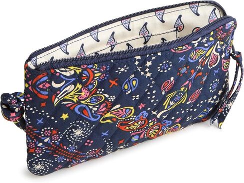Vera Bradley Premium Cotton Zip Wristlet in Kuwait