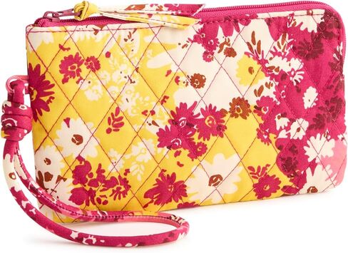 Vera Bradley Premium Cotton Zip Wristlet in Kuwait