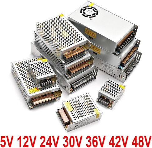 CN DC 60V 500W إمدادات الطاقة الواسعة تنظيم الجهد 8.5A 8A 6A 5A 400W 360W 350W 300W 250W Transformer 24V 36V 48V 5V 110-220V (5V-400W-Quiet) in Kuwait