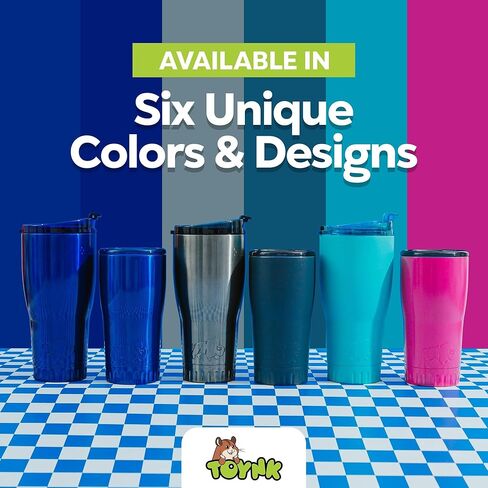Silver Buffalo Double Walled Vacuum Insulated Stainless Steel Tumbler With Easy Sip Lid Keeps Hot and Cold, Travel Coffee Mug Clear Lid, 20 Ounces, Ombre Silver in Saudi Arabia