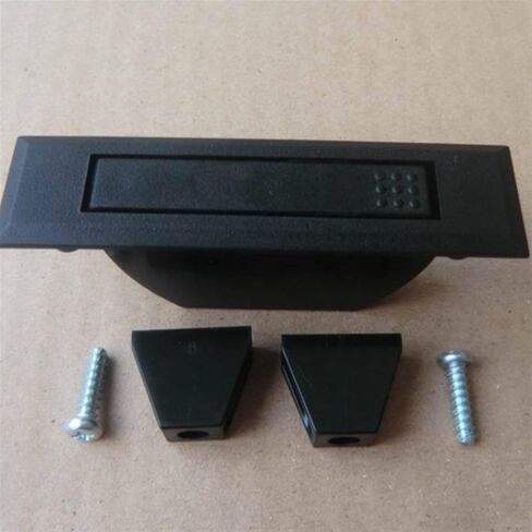 Hidden Embedded Rotary Handle Communication Cabinet Electric Cabinet Power Cabinet Invisible Handle 1Pcs(Grey) in Saudi Arabia