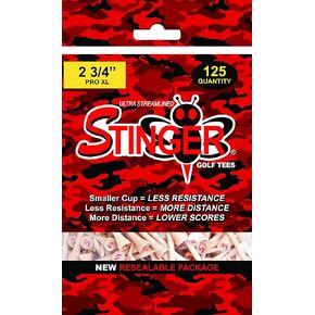Stinger Tees Pro XL Golf Tees White in Kuwait