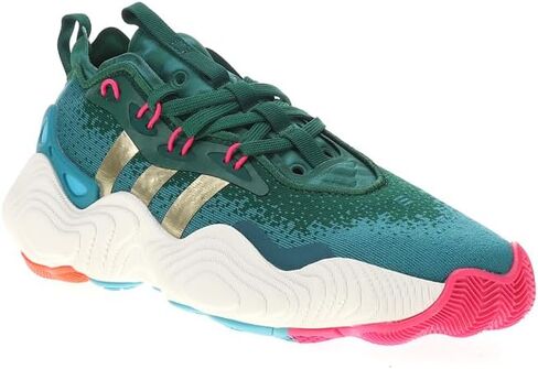 adidas Kids Boys Trae 3 Basketball Sneakers Shoes - Green in Saudi Arabia