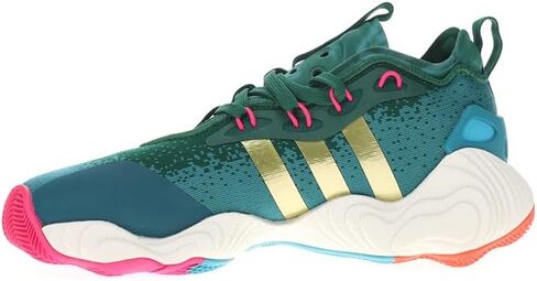 adidas Kids Boys Trae 3 Basketball Sneakers Shoes - Green in Saudi Arabia