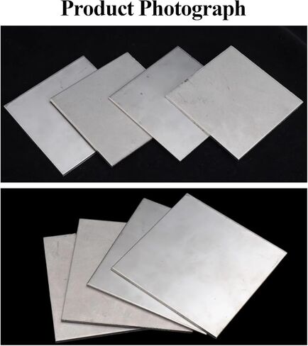 Metal Sheet, TC4 Titanium Alloy Plate Sheet 200×200Mm Thickness 6-10Mm Suitable for Aerospace and Industrial Processes,200×200×12mm(200x200x10mm) in Saudi Arabia