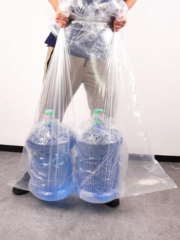 Zorica Large Plastic Storage Bags with Ties, 40x60 inches, Heavy Duty, Clear,tight seal in Saudi Arabia