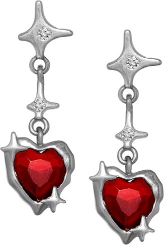 MINACHI Bohemian Antique Style Flower Pattern Gold-Toned Alloy Black Stone Drop Earrings for Women in Kuwait