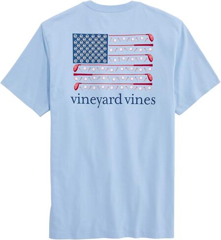 Vineyard Vines Men Men Americana Golf Flag Flag أقصر الأكمام in Kuwait