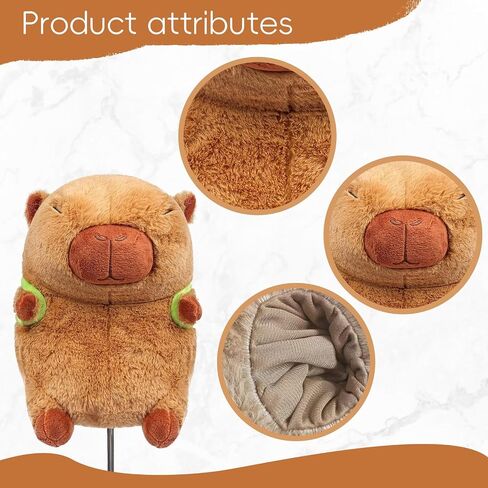 Capybara Golf Headcover ، أغلفة Head Club Plush Golf Club ، الحجم الصغير يناسب Hybird و Irons ، الحجم الكبير يناسب رأس سائق 460cc قياسي in Kuwait
