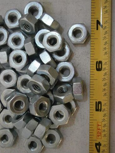 New Pack of Hex Nuts 1/4-20 Steel Zinc Plated Lot of 50#3381 Multi-Purpose Comprehensive Hardware Fastener Assortment Kit WnyNEH06637 in Saudi Arabia