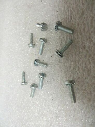 حزمة جديدة من 6-32 × 1/2 "مسامير ذات رأس زنبق محفوظ الأسنان الصلب المطلي 100pcs #6279 متعددة الأغراض مجموعة القفل أجهزة شاملة مجموعة Wnyneh06696 in Saudi Arabia