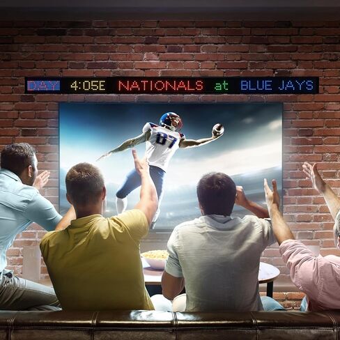 Skybox Fancave - سلسلة Game Day Lev Sports Ticker لـ Man Caves | طول 50 " in Kuwait