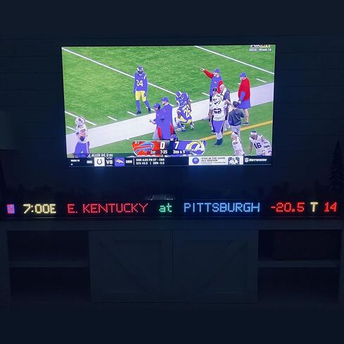 Skybox Fancave - سلسلة Game Day Lev Sports Ticker لـ Man Caves | طول 50 " in Kuwait