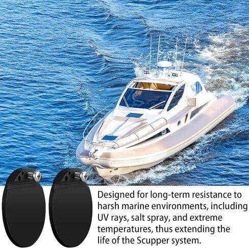 BBTO 4PCS Scupper Flappers Replacement Boats Scupper Drain Valves for Boat Repair Kit Compatible with TH Mar-ine FSRK-3-DP in Saudi Arabia