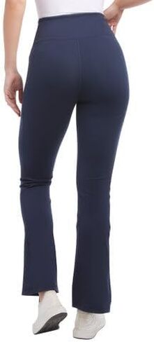 Jockey Women's High-Waisted Yoga Pants, Boot Cut Flare Leg, Studio Flare (US, Alpha, X-Large, Regular, Regular, Navy) in Saudi Arabia