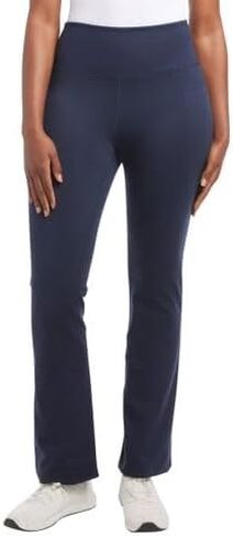 Jockey Women's High-Waisted Yoga Pants, Boot Cut Flare Leg, Studio Flare (US, Alpha, X-Large, Regular, Regular, Navy) in Saudi Arabia