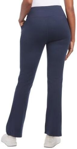 Jockey Women's High-Waisted Yoga Pants, Boot Cut Flare Leg, Studio Flare (US, Alpha, X-Large, Regular, Regular, Navy) in Saudi Arabia