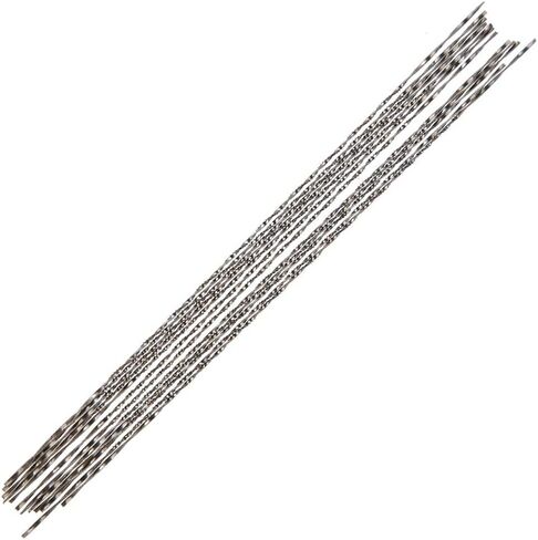12pcs High Carbon Steel Metal Saw Blades for Wood Plastic Cutting, Fast Cutting Speeds, Curve Sawing with Spiral Teeth (3# Saw Blade) in Saudi Arabia
