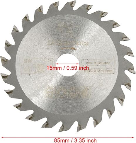 Fydun Cemented Carbide Circular Cut Saw Woodworking Tool Cutting Disc Smooth Fast Cutting Hardness Durability 24 Teeth in Saudi Arabia