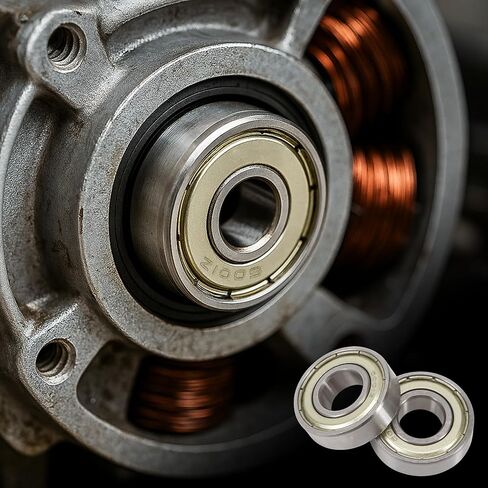 2Pcs Z1009 Deep Groove Ball Bearing 12 * 28 * 8 Bearing 6001Z Pre-Lubricated in Saudi Arabia