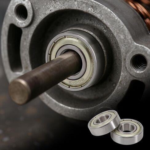 2Pcs Z1009 Deep Groove Ball Bearing 12 * 28 * 8 Bearing 6001Z Pre-Lubricated in Saudi Arabia